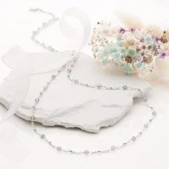 Labradorite Shimmer Chain -Silver Store CHN1319 01