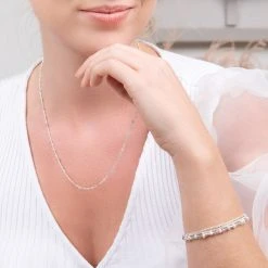 Labradorite Shimmer Chain -Silver Store CHN1319 02