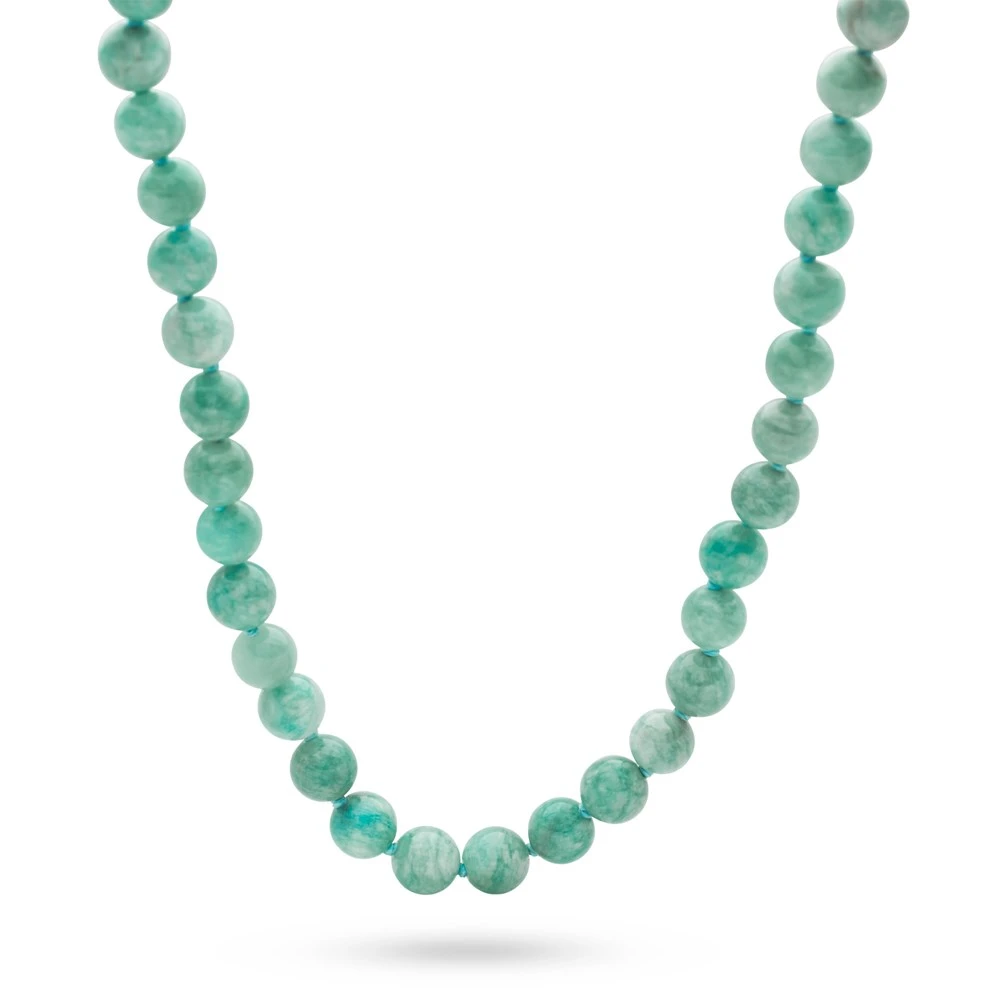 Beaded Amazonite Necklace (41-44cm) 4 Beaded Amazonite Necklace (41-44cm) - Image 4