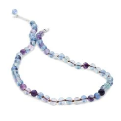 Beaded Fluorite Necklace (40-43cm)