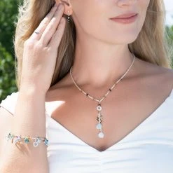 Bountiful Blue Chain -Silver Store CHN1339 02