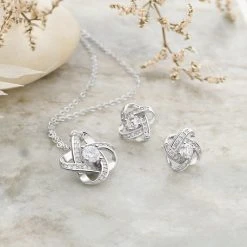 Regal Knot Chain -Silver Store CHN1348 01