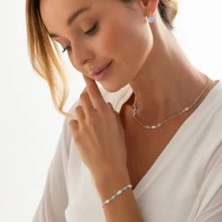 Iced Opal Chain -Silver Store CHN1355 02