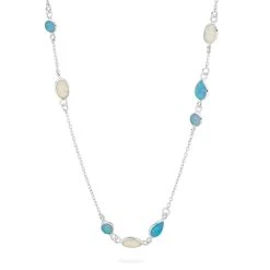 Iced Opal Chain -Silver Store CHN1355 03