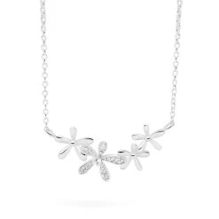 Frosted Petals Chain -Silver Store CHN1356 03