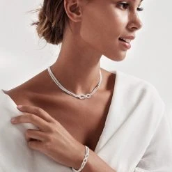 Infinity Necklace -Silver Store CHN914 02