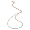 Rose Gold Plate Curb Chain 40cm