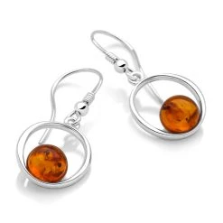 Amber Macchiato Earrings