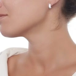 Huggy Hoops -Silver Store E3815 02