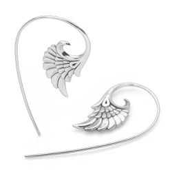 Angel Wings Earrings -Silver Store E4472 03