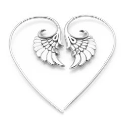 Angel Wings Earrings -Silver Store E4472 04