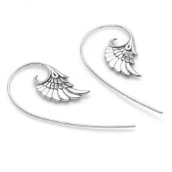 Angel Wings Earrings -Silver Store E4472 05