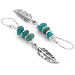 Navajo Winds Earrings -Silver Store E4483 03