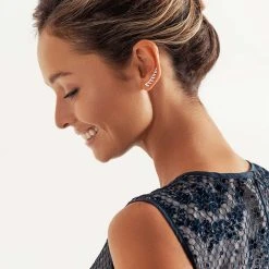 Laurel Ear Climber -Silver Store E4759 02