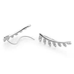 Laurel Ear Climber -Silver Store E4759 03