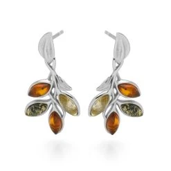 Flame Tree Earrings -Silver Store E4860 03