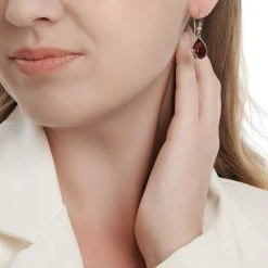 Honey Dew Earrings -Silver Store E4861 02