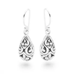 Java Rain Earrings -Silver Store E5030 03