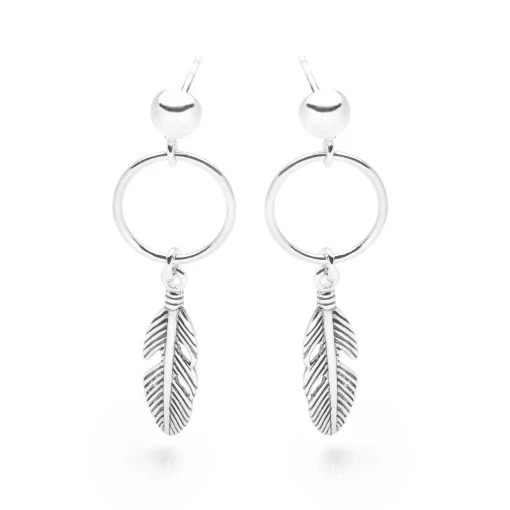 With Faith Earrings 3 With Faith Earrings -Silver Store E5041