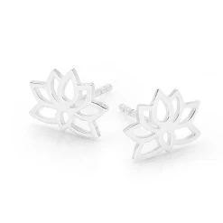 Lotus Flower Studs