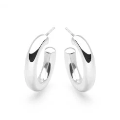 Chunky Hoops -Silver Store E5159 03