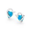 Blue Topaz Wishes Studs