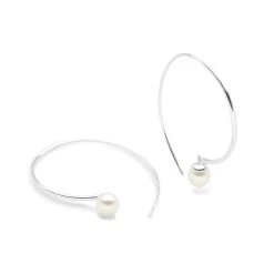 Demi Pearl Earrings -Silver Store E5198 03