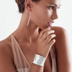 Arc Lite Earrings -Silver Store E521 02