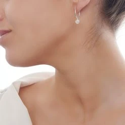 Moonstone Aura Earrings -Silver Store E5327 05