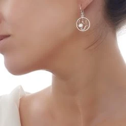 Coral Bay Earrings -Silver Store E5357 02