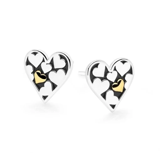 Crazy Love Studs -Silver Store E5367