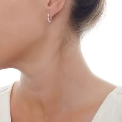 Reversible Hoops (Small) -Silver Store E5388 02