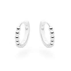 Reversible Hoops (Small) -Silver Store E5388 03