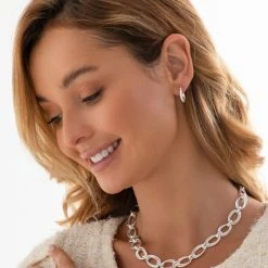 Classico Hoops -Silver Store E5390 02