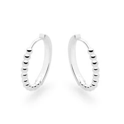Reversible Hoops (Large) -Silver Store E5393 03