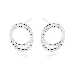 Woven Desire Earrings -Silver Store E5395 03
