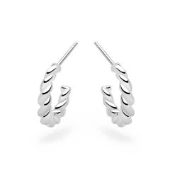 Mini Rope Hoops (Medium) -Silver Store E5398 03