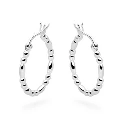 Billie Hoops -Silver Store E5412 03