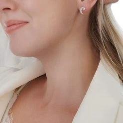 Celene Studs -Silver Store E5437 02