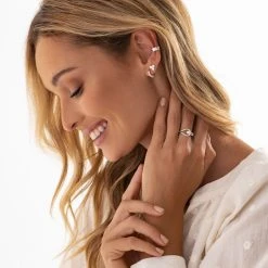 Desire Hoops -Silver Store E5466 02