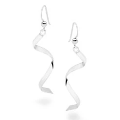 Savannah Twist Earrings -Silver Store E5490 03
