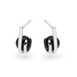 Midnight Nero Earrings -Silver Store E5530 03