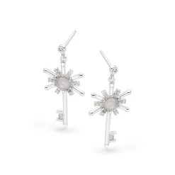 Mystic Key Earrings -Silver Store E5539 03