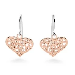 Ornate Love Earrings -Silver Store E5571 03