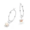 Starfall Charm Hoops