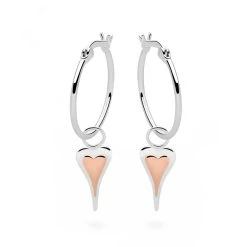 Amore Fusion Hoops -Silver Store E5576 03