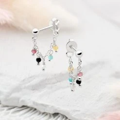 Boho Berries Earrings -Silver Store E5621 01