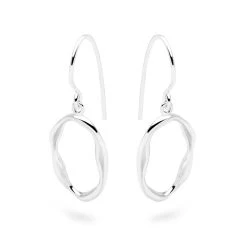 Muse Ovalla Earrings -Silver Store E5633 03