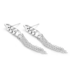Liberty Link Earrings -Silver Store E5637 03
