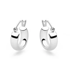 Helena Hoops -Silver Store E5644 03